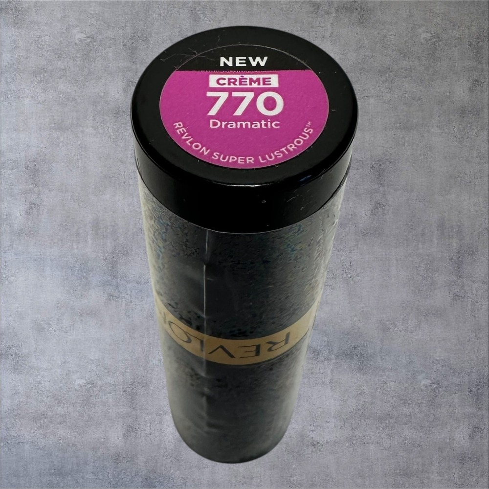 Revlon Super Lustrous Lipstick 0.15oz 770 Dramatic Pink New Sealed Creme Finish